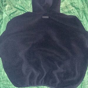 Essentials Fear of God Sherpa Pull Over Hoodie Black Size Medium
